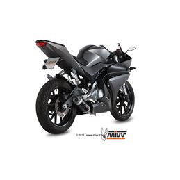 YAMAHA YZF R125 2014  2018 GP ALUMINIO NEGRO LINEA COMPLETA 1x1