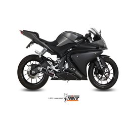 YAMAHA YZF R125 2014  2018 GP ALUMINIO NEGRO LINEA COMPLETA 1x1