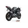 YAMAHA YZF R125 2014  2018 SUONO ALUMINIO NEGRO LINEA COMPLETA 1x1