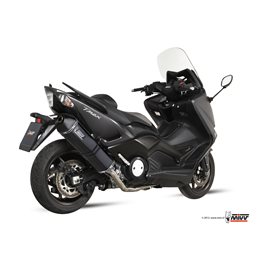 YAMAHA T-MAX 530 2012  2016 SPEED EDGE ALUMINIO NEGRO LINEA COMPLETA 2x1