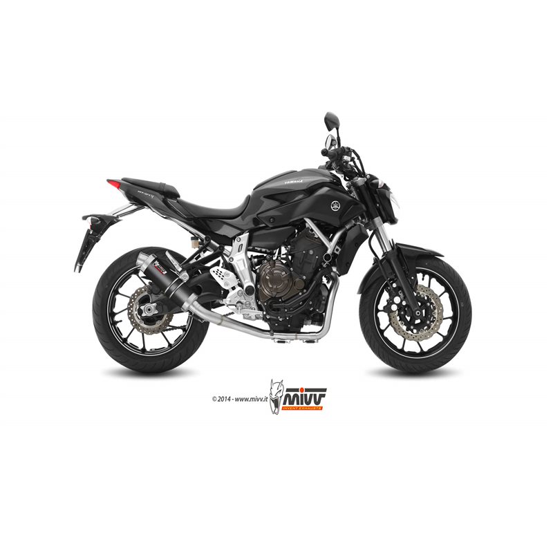 YAMAHA MT-07 2014 GP CARBONO LINEA COMPLETA 2x1 YAMAHA MT-07 2014 GP CARBONO LINEA COMPLETA 2x1