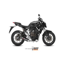 YAMAHA MT-07 2014  OVAL CARBONO COPA CARBONO LINEA COMPLETA 2x1