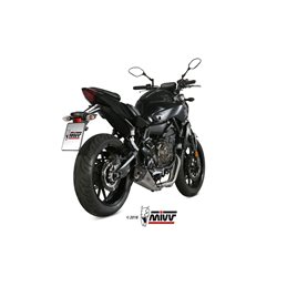YAMAHA MT-07 2014  DELTA RACE INOX COPA CARBONO LINEA COMPLETA 2x1