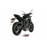YAMAHA MT-07 2014  DELTA RACE ALUMINIO NEGRO LINEA COMPLETA 2x1