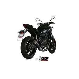 YAMAHA MT-07 2014  GP PRO ALUMINIO NEGRO LINEA COMPLETA 2x1