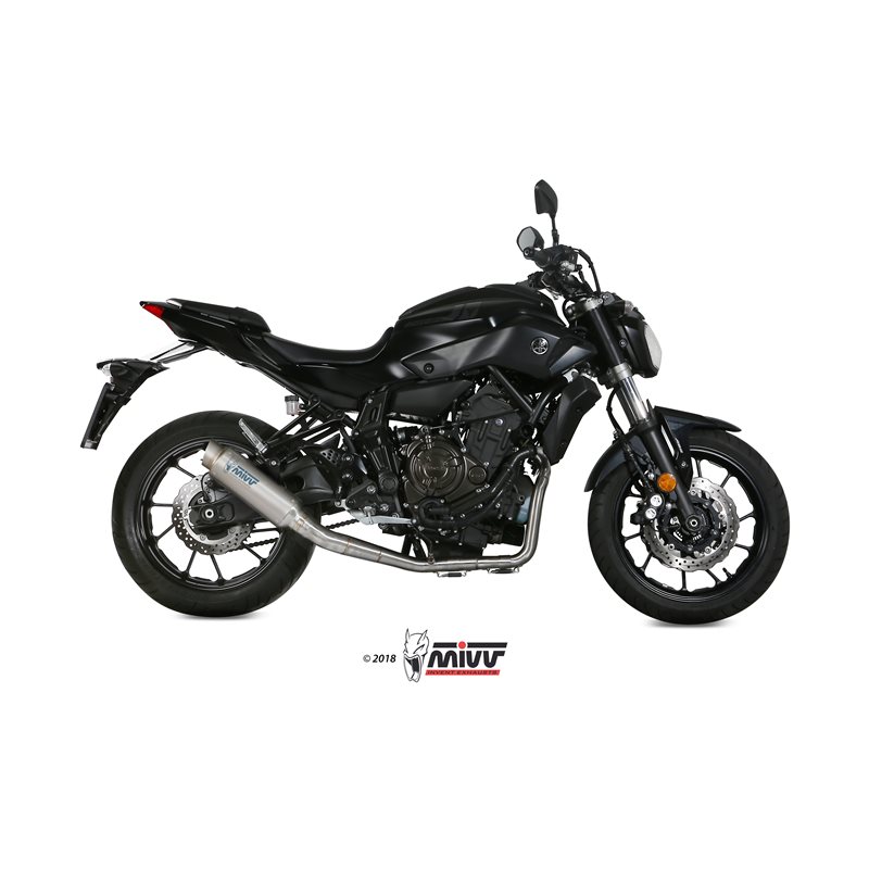 YAMAHA MT-07 2014 GP PRO TITANIO LINEA COMPLETA 2x1 YAMAHA MT-07 2014 GP PRO TITANIO LINEA COMPLETA 2x1