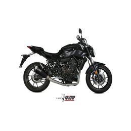 YAMAHA MT-07 2014  DELTA RACE ALUMINIO NEGRO LINEA COMPLETA 2x1