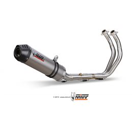 YAMAHA Tracer 700 2016  OVAL TITANIO COPA CARBONO LINEA COMPLETA 2x1