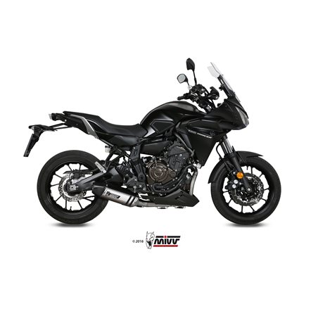 YAMAHA Tracer 700 2016  SPEED EDGE INOX COPA CARBONO LINEA COMPLETA 2x1