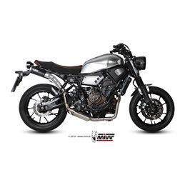 YAMAHA XSR 700 2016  GHIBLI INOX NERO CERAMICO LINEA COMPLETA 2x1