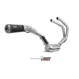 YAMAHA XSR 700 2016  GHIBLI INOX NERO CERAMICO LINEA COMPLETA 2x1