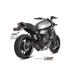 YAMAHA XSR 700 2016  OVAL CARBONO COPA CARBONO LINEA COMPLETA 2x1