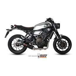 YAMAHA XSR 700 2016  OVAL CARBONO COPA CARBONO LINEA COMPLETA 2x1