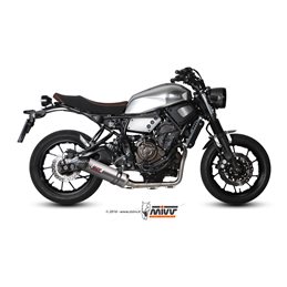YAMAHA XSR 700 2016  OVAL TITANIO COPA CARBONO LINEA COMPLETA 2x1