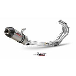 YAMAHA XSR 900 2016  OVAL TITANIO COPA CARBONO LINEA COMPLETA 3x1