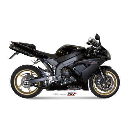YAMAHA YZF 1000 R1 2004  2006 SUONO ALUMINIO NEGRO 2 SILENCIOSOS