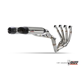 YAMAHA YZF 1000 R1 2009  2014 SUONO INOX COPA CARBONO LINEA COMPLETA 4x2x2