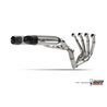 YAMAHA YZF 1000 R1 2009  2014 SUONO INOX COPA CARBONO LINEA COMPLETA 4x2x2