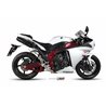 YAMAHA YZF 1000 R1 2009  2014 SUONO ALUMINIO NEGRO 2 SILENCIOSOS