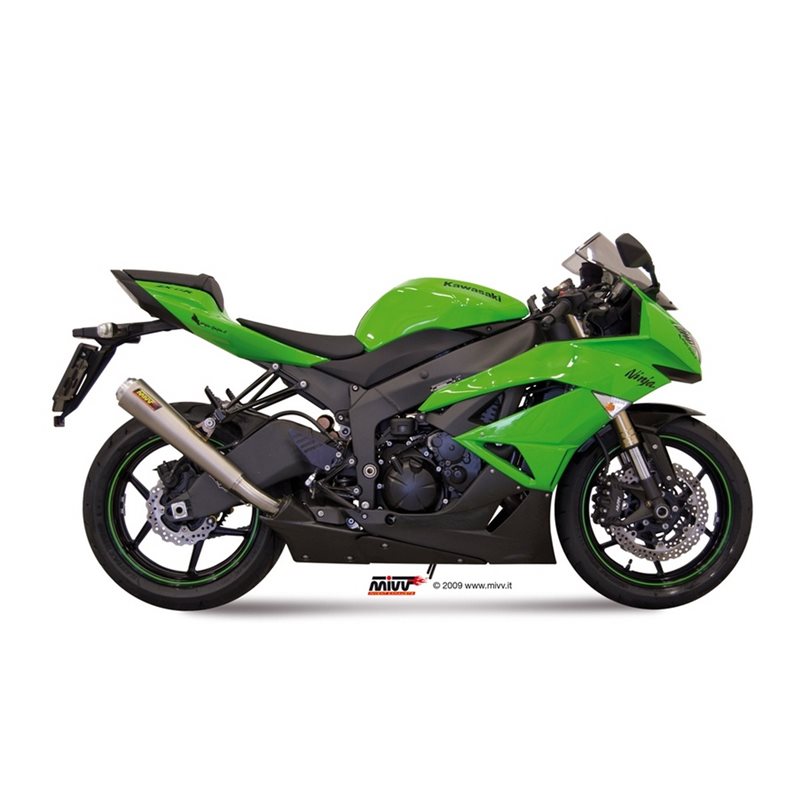 KAWASAKI ZX-6 R 2009 - 2016 X-CONE PLUS INOX/ST. STEEL MIVV KAWASAKI ZX-6 R 2009 - 2016 X-CONE PLUS INOX/ST. STEEL MIVV