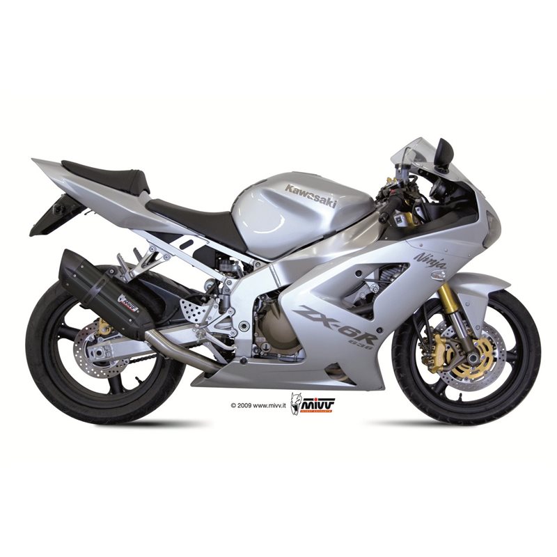 KAWASAKI ZX-6 R 636 2003 - 2004 SUONO BLACK MIVV KAWASAKI ZX-6 R 636 2003 - 2004 SUONO BLACK MIVV