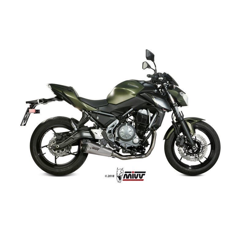 KAWASAKI Z650 2017 - DELTA RACE INOX COPA CARBONO MIVV KAWASAKI Z650 2017 - DELTA RACE INOX COPA CARBONO MIVV