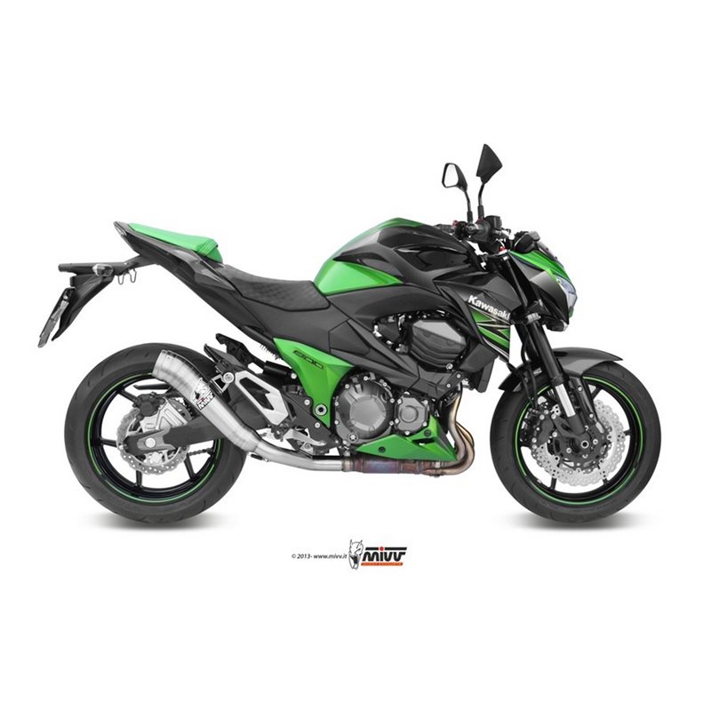 KAWASAKI Z 800 2013 - 2016 GHIBLI INOX/ST. STEEL MIVV KAWASAKI Z 800 2013 - 2016 GHIBLI INOX/ST. STEEL MIVV