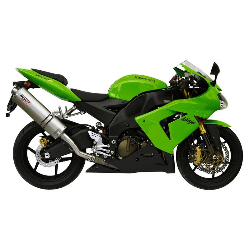 KAWASAKI ZX-10 R 2004 - 2005 OVAL TITANIO MIVV KAWASAKI ZX-10 R 2004 - 2005 OVAL TITANIO MIVV