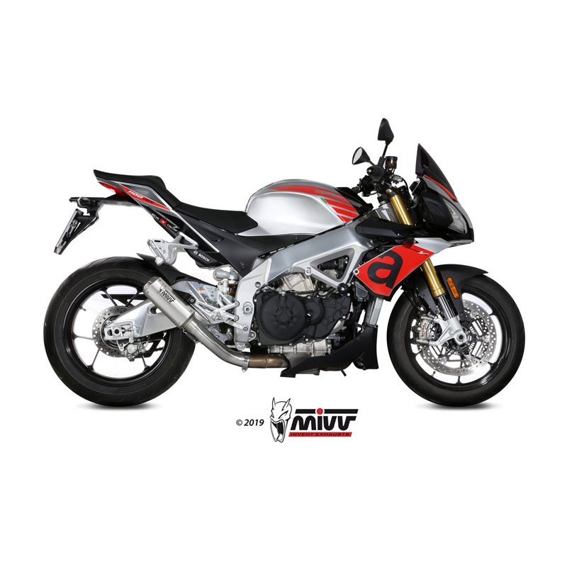 APRILIA TUONO V4 1100 2018 - MK3 INOX/ST. STEEL MIVV APRILIA TUONO V4 1100 2018 - MK3 INOX/ST. STEEL MIVV