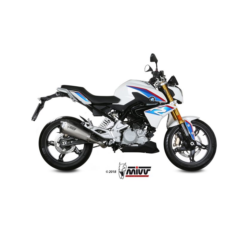 BMW G 310 R 2018 - DELTA RACE INOX COPA CARBONO MIVV BMW G 310 R 2018 - DELTA RACE INOX COPA CARBONO MIVV