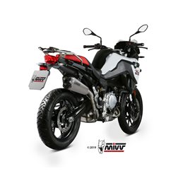 BMW F 750 GS 2018 - DELTA RACE INOX COPA CARBONO MIVV