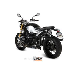 BMW R NINE T 2014 - X-CONE INOX NERO CERAMICO/CERAMIC BLACK ST. STEEL MIVV
