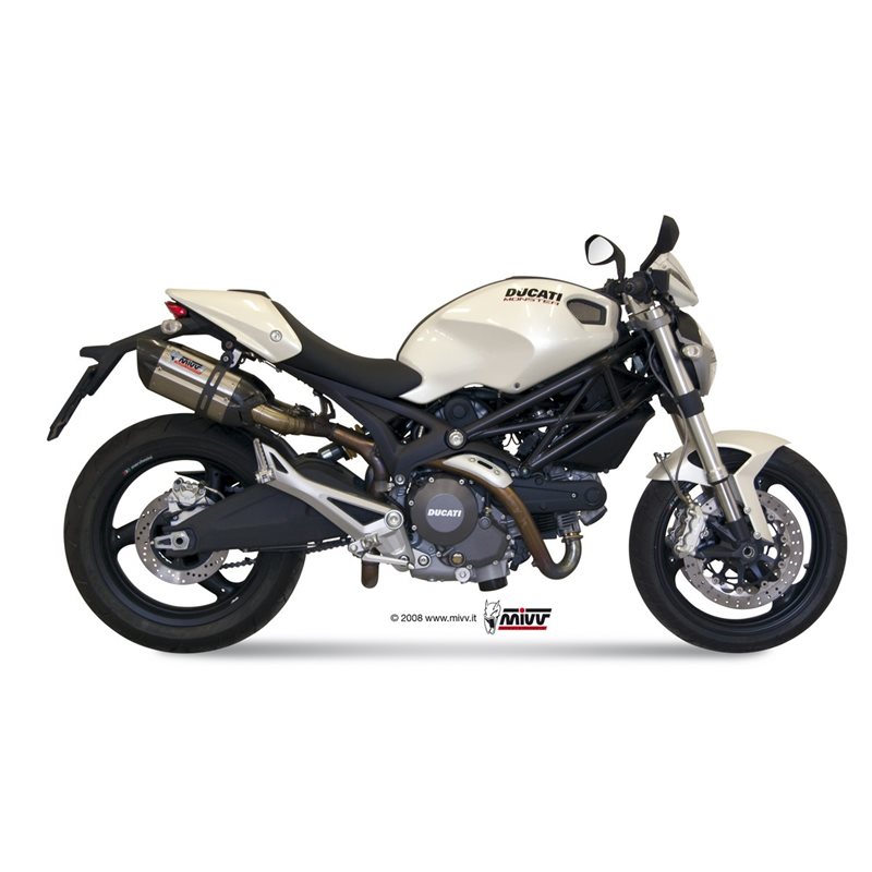 DUCATI MONSTER 696 2008 - 2014 SUONO INOX COPA CARBONO MIVV DUCATI MONSTER 696 2008 - 2014 SUONO INOX COPA CARBONO MIVV