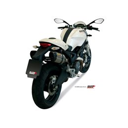 DUCATI MONSTER 696 2008 - 2014 SUONO INOX COPA CARBONO MIVV