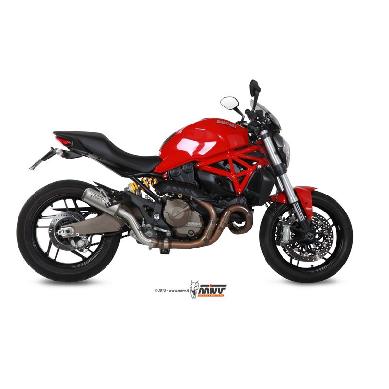 DUCATI MONSTER 821 2014 - 2017 MK3 INOX/ST. STEEL MIVV DUCATI MONSTER 821 2014 - 2017 MK3 INOX/ST. STEEL MIVV
