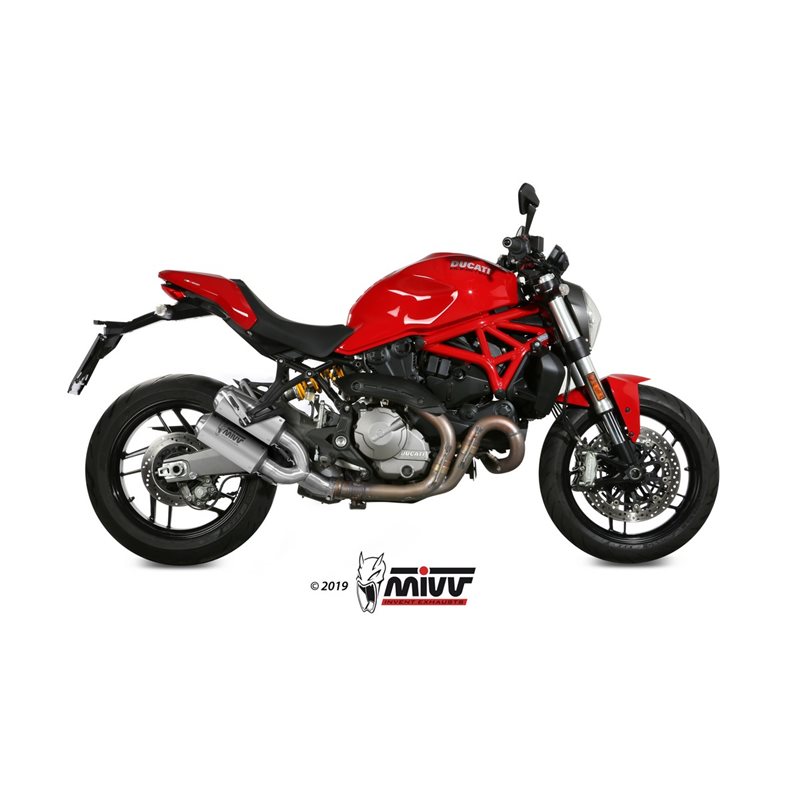 DUCATI MONSTER 821 2018 - MK3 INOX/ST. STEEL MIVV DUCATI MONSTER 821 2018 - MK3 INOX/ST. STEEL MIVV