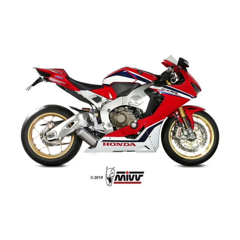 HONDA CBR 1000 RR 2017 - 2019 MK3 INOX/ST. STEEL MIVV HONDA CBR 1000 RR 2017 - 2019 MK3 INOX/ST. STEEL MIVV
