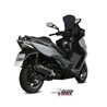 KYMCO XCITING 400I 2013 - 2018 OVAL BLACK COPA CARBONO MIVV