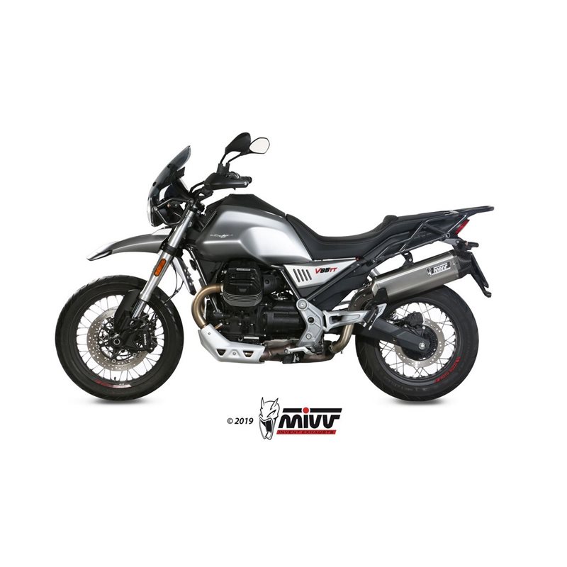 MOTO GUZZI V85 TT 2019 - SPEED EDGE INOX COPA CARBONO MIVV MOTO GUZZI V85 TT 2019 - SPEED EDGE INOX COPA CARBONO MIVV