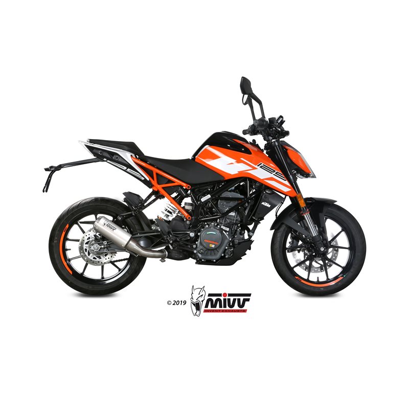 KTM 125 DUKE 2017 - MK3 INOX/ST. STEEL MIVV KTM 125 DUKE 2017 - MK3 INOX/ST. STEEL MIVV