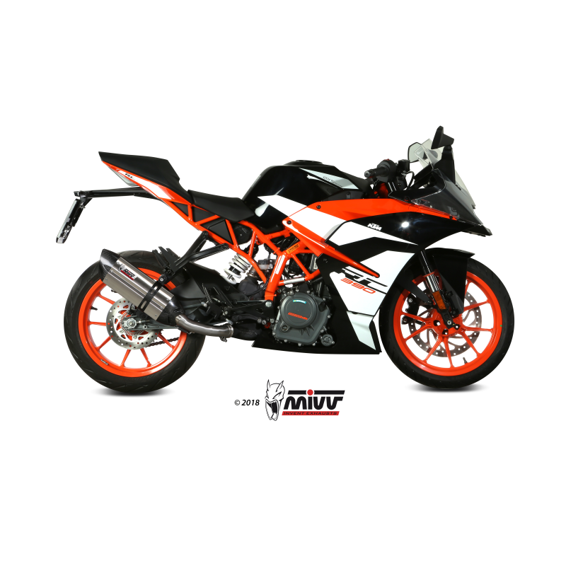 KTM RC 390 2017 - SUONO INOX COPA CARBONO MIVV KTM RC 390 2017 - SUONO INOX COPA CARBONO MIVV