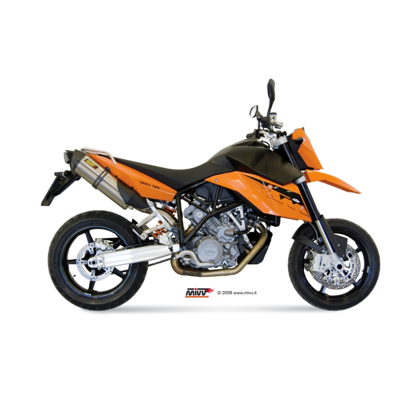 KTM LC8 950 SUPERMOTO R 2005 - 2006 SUONO INOX MIVV KTM LC8 950 SUPERMOTO R 2005 - 2006 SUONO INOX MIVV