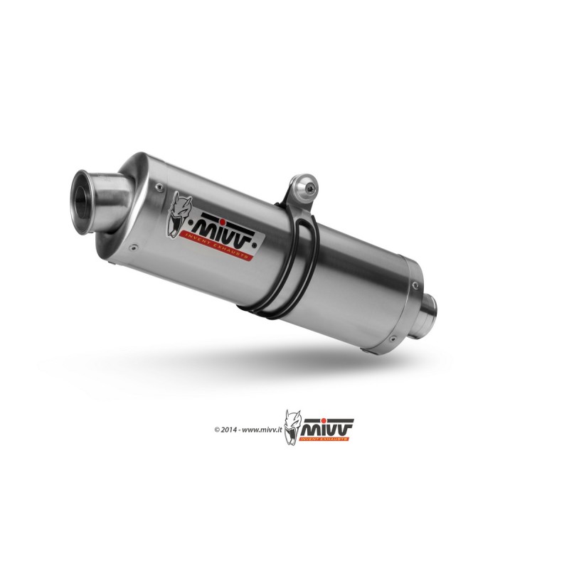SUZUKI DL V-STROM 650 2004 - 2006 OVAL INOX/ST. STEEL MIVV SUZUKI DL V-STROM 650 2004 - 2006 OVAL INOX/ST. STEEL MIVV