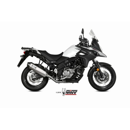 SUZUKI DL V-STROM 650 / XT 2017 - SPEED EDGE INOX COPA CARBONO MIVV