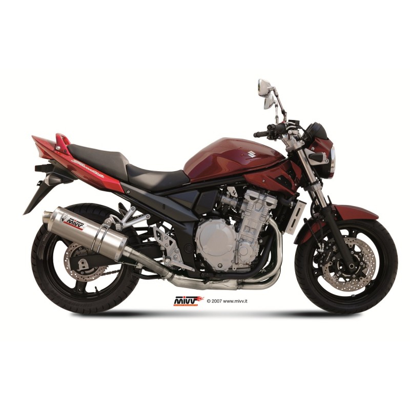 SUZUKI GSF 650 BANDIT 2007 - 2015 OVAL INOX/ST. STEEL MIVV SUZUKI GSF 650 BANDIT 2007 - 2015 OVAL INOX/ST. STEEL MIVV