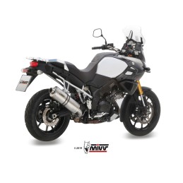 SUZUKI DL V-STROM 1000 / XT 2014 - OVAL INOX/ST. STEEL MIVV