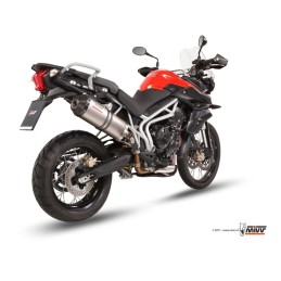 TRIUMPH TIGER 800 XC / XR / XRX / XCX / XRT / XCA 2011 - 2016 OVAL TITANIO COPA CARBONO MIVV