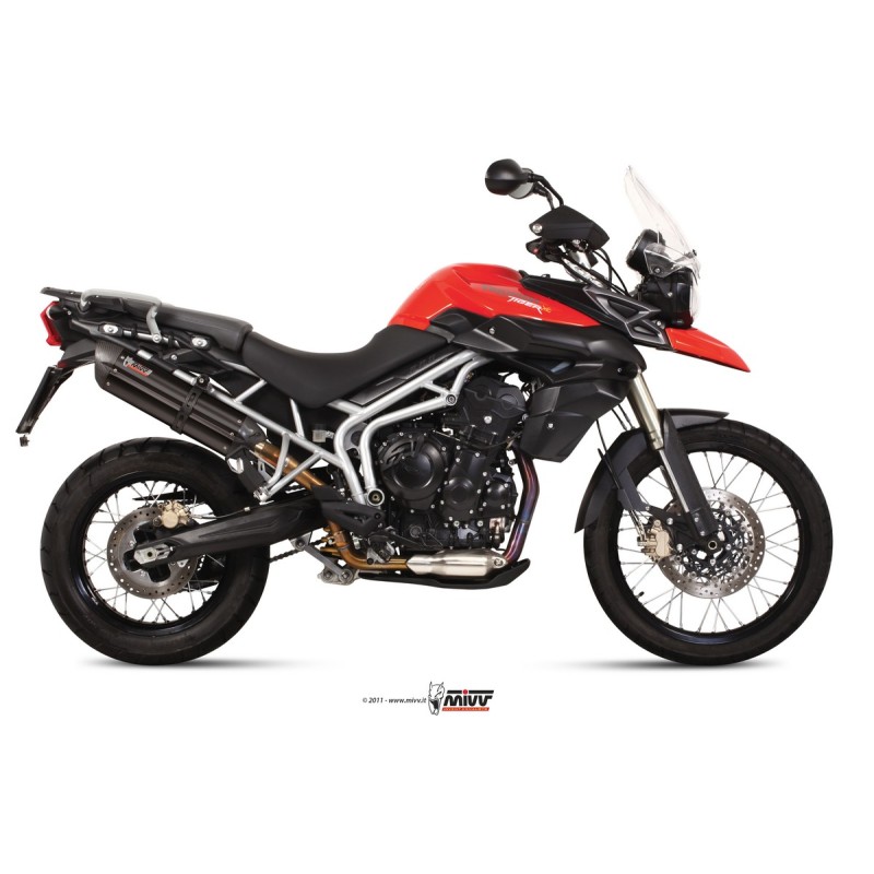 TRIUMPH TIGER 800 XC / XR / XRX / XCX / XRT / XCA 2011 - 2016 SUONO BLACK MIVV TRIUMPH TIGER 800 XC / XR / XRX / XCX / XRT / XCA 2011 - 2016 SUONO BLACK MIVV