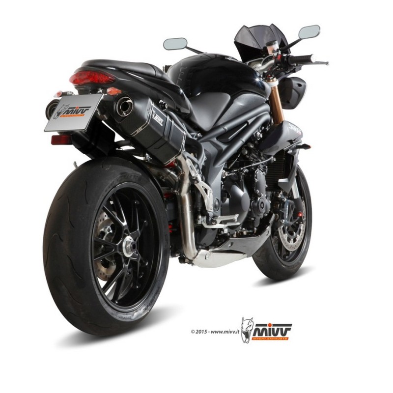 TRIUMPH SPEED TRIPLE 2011 - 2015 SPEED EDGE BLACK MIVV TRIUMPH SPEED TRIPLE 2011 - 2015 SPEED EDGE BLACK MIVV