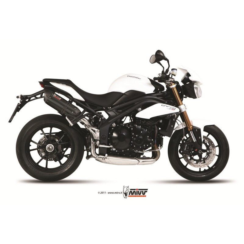 TRIUMPH SPEED TRIPLE 2011 - 2015 SUONO BLACK MIVV TRIUMPH SPEED TRIPLE 2011 - 2015 SUONO BLACK MIVV